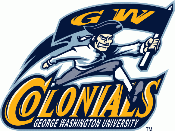George Washington Colonials 1997-2008 Primary Logo iron on transfers for T-shirts